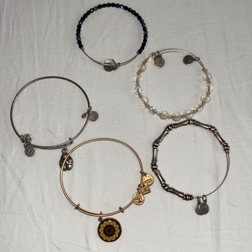 Alex and Ani Lot of 5 Bracelets